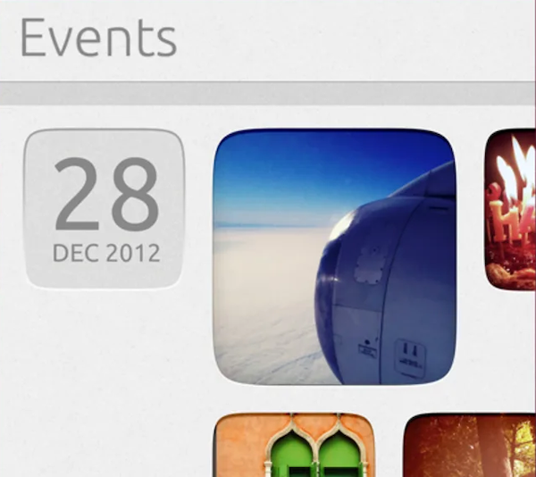 Ubuntu Touch Gallery app screenshot