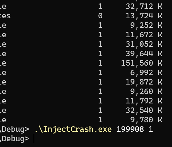 InjectCrash screenshot