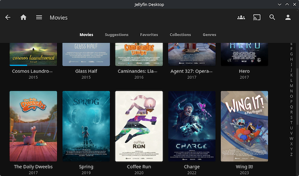 Jellyfin Desktop screenshot